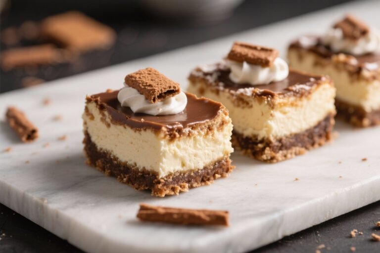 S’mores Cheesecake Bars – A Campfire Classic Meets Creamy Dessert
