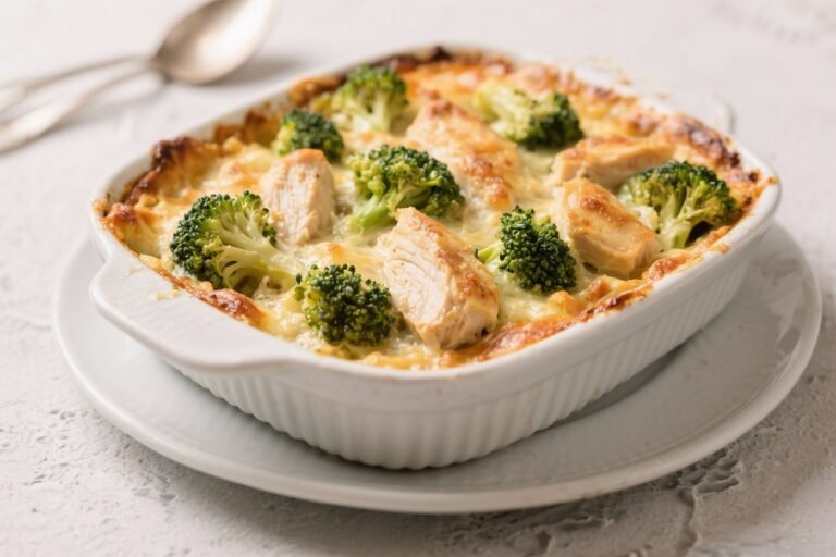 Million Dollar Chicken & Broccoli Casserole – Creamy, Cozy, Crowd-Pleasing Comfort