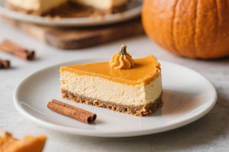 Pumpkin Spice Cheesecake – Creamy, Cozy, and Perfect for Fall