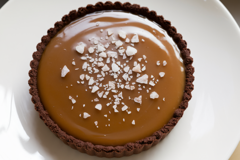 Dark Chocolate Salted Caramel Tart: The Unbelievably Fancy Dessert That Takes 20 Minutes of Hustle and Wins You a Week of Praise