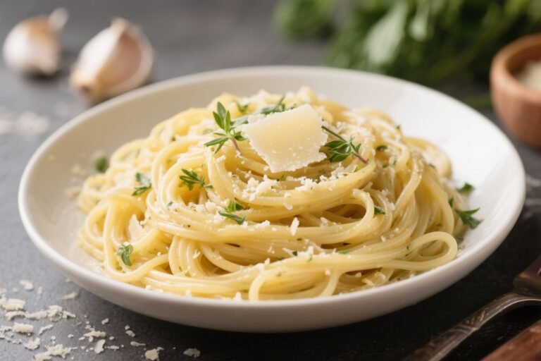 Easy Garlic Butter Spaghetti With Parmesan and Herbs – Simple, Comforting, and Fast