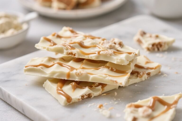 White Chocolate Caramel Bark (3-Ingredient Recipe) – Easy, Sweet, and Shareable