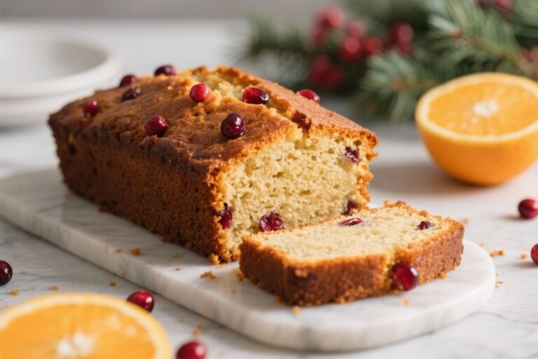 Cranberry Orange Loaf Cake (Moist & Festive) – Bright, Zesty, and Easy