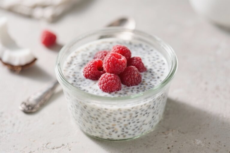 Raspberry Chia Pudding (Coconut Milk) – Creamy, Fresh, and Easy