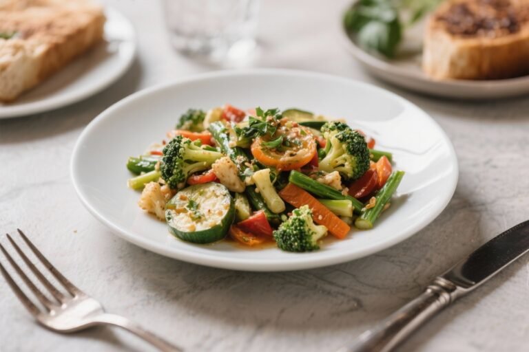 Vegetarian Dinner Idea – Creamy Chickpea and Spinach Skillet