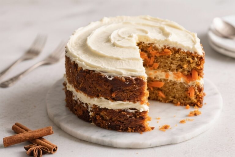 Spiced Carrot Cake With Cream Cheese Frosting – Cozy, Moist, and Easy