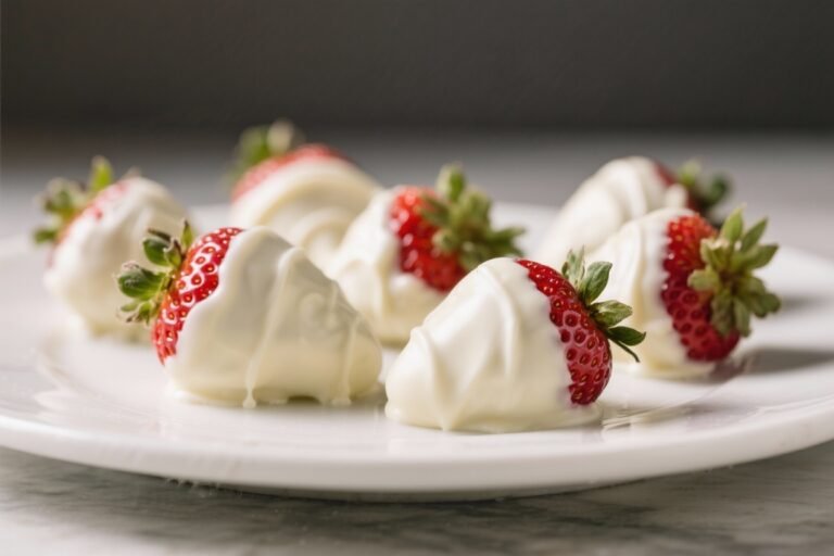 White Chocolate Covered Strawberries Tutorial – Simple, Pretty, and Delicious
