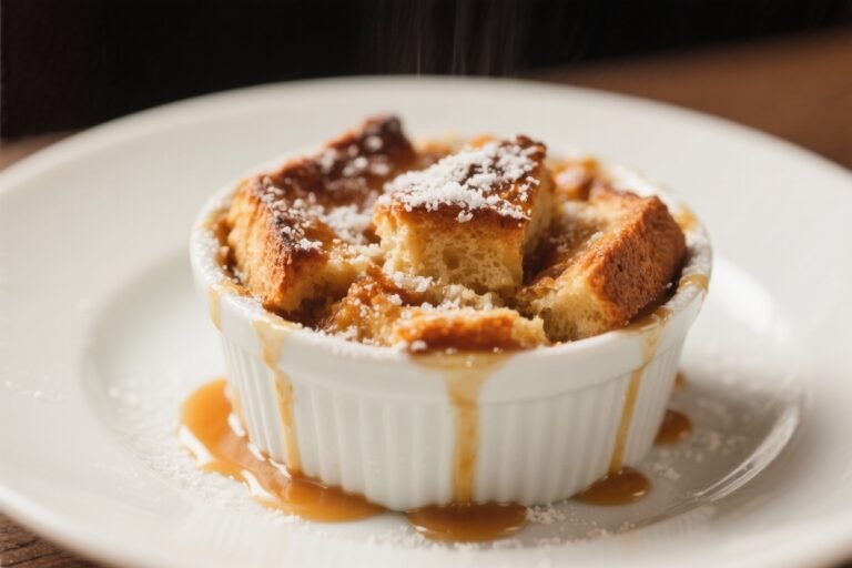 Salted Caramel Bread Pudding (Comfort Dessert) – Cozy, Rich, and Simple