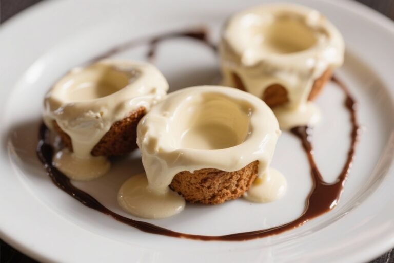 Molten White Chocolate Lava Cakes (Restaurant-Style Dessert) – Soft Centers, Golden Edges