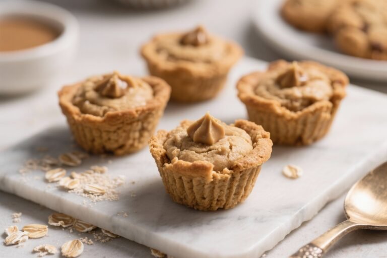 Oat Flour Peanut Butter Cookie Cups – Soft, Chewy, and Naturally Gluten-Free