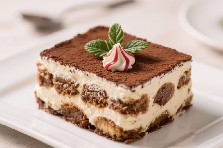 Peppermint Mocha Tiramisu – A Festive Twist on a Classic Dessert