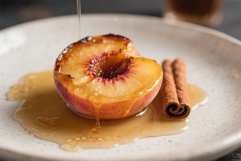 Cinnamon Honey Baked Peaches – A Simple, Cozy Dessert