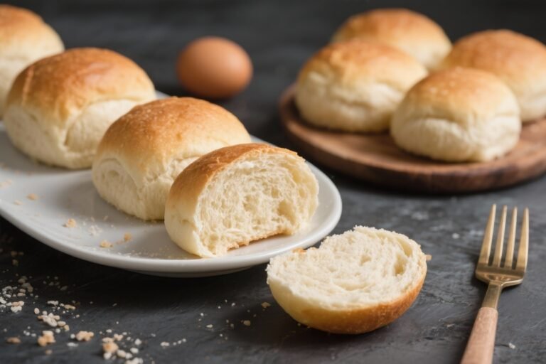 Egg White Protein Bread Rolls (Keto & Gluten-Free) – Soft, Fluffy, and Simple