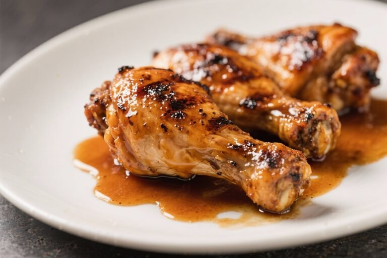 Honey Bourbon Grilled Chicken Thighs – Sweet, Smoky, and Perfectly Charred
