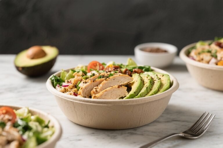 Keto Chicken Avocado Lunch Bowls – Fresh, Filling, and Ready in Minutes