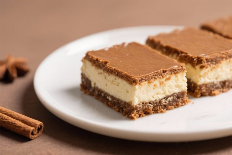 Gingerbread Cheesecake Bars – Cozy, Spiced, and Creamy