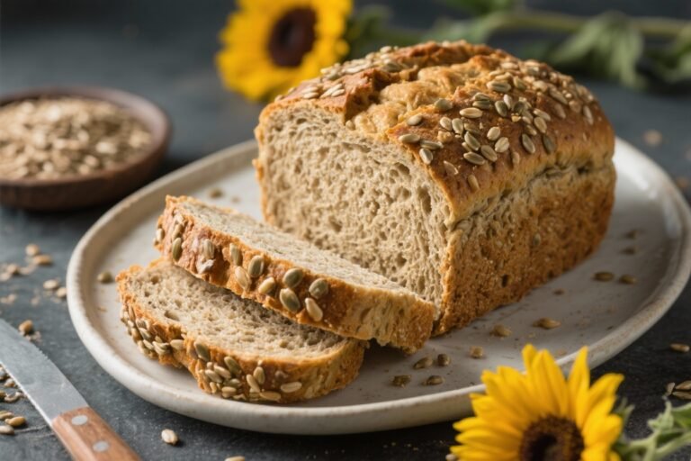 Keto Sunflower Seed Flour Bread – Simple, Nutty, and Low-Carb