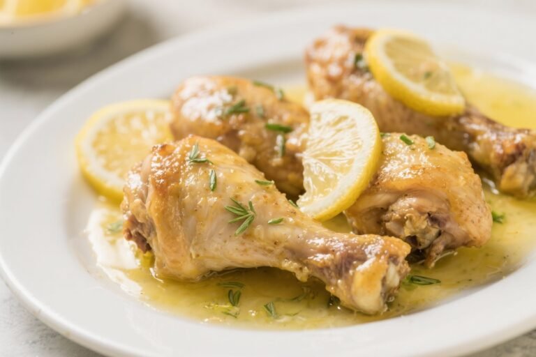 Lemon Butter Keto Chicken Drumsticks – Bright, Savory, and Low-Carb