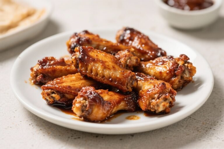 Crispy Oven-Baked BBQ Chicken Wings – Simple, Sticky, and Delicious