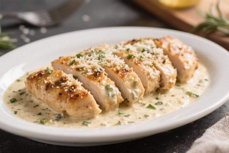 Creamy Garlic Parmesan Keto Chicken – Rich, Comforting, and Low-Carb