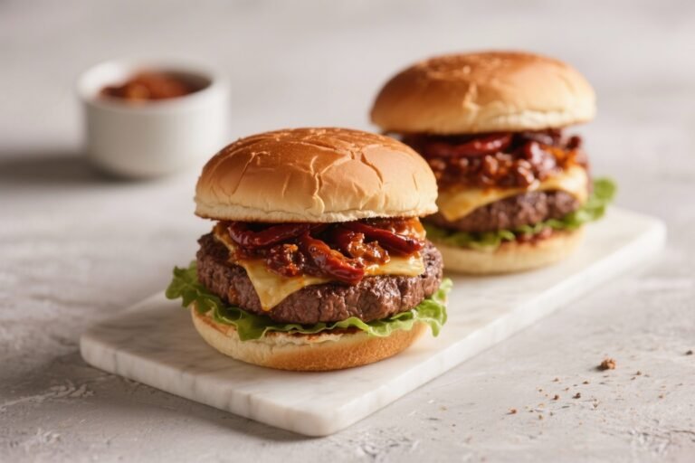 Smoky Chili BBQ Beef Burgers – Big Flavor, Backyard Favorite