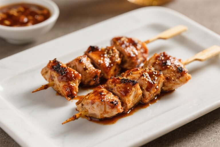 Maple Chipotle BBQ Chicken Skewers – Sweet, Smoky, and Perfect for Grilling