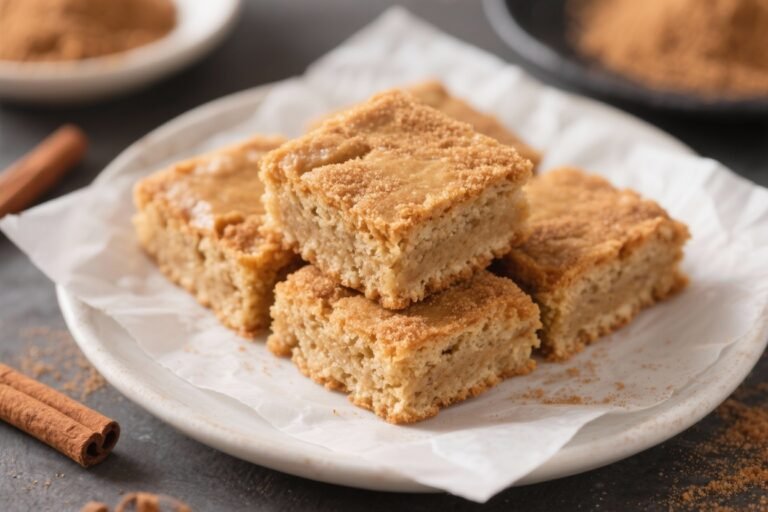 Soft Cinnamon Sugar Blondies – Chewy, Cozy, and Easy to Make