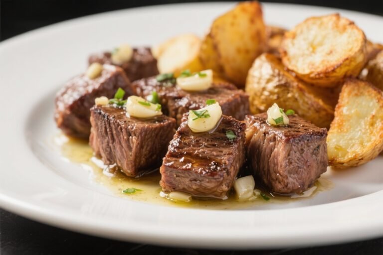 Garlic Butter Steak Bites With Crispy Potatoes – Fast, Flavorful, And Satisfying