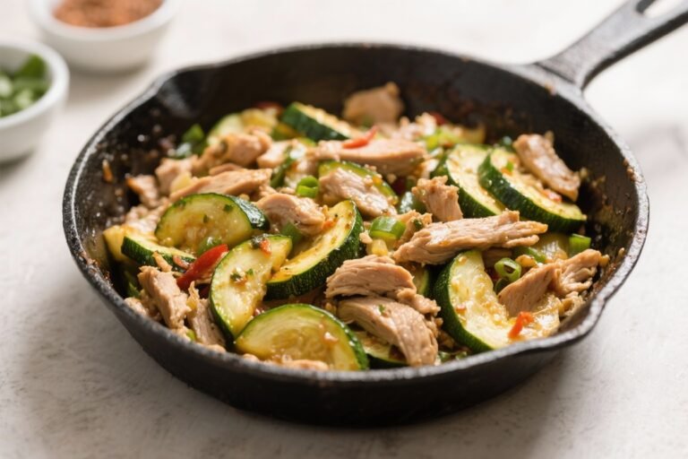 Keto Turkey Zucchini Skillet – Fast, Flavorful, and Low-Carb