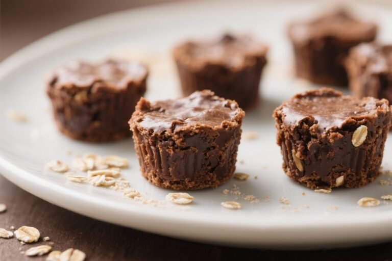 Oat Flour Brownie Bites (Gluten-Free) – Small, Fudgy, and Easy