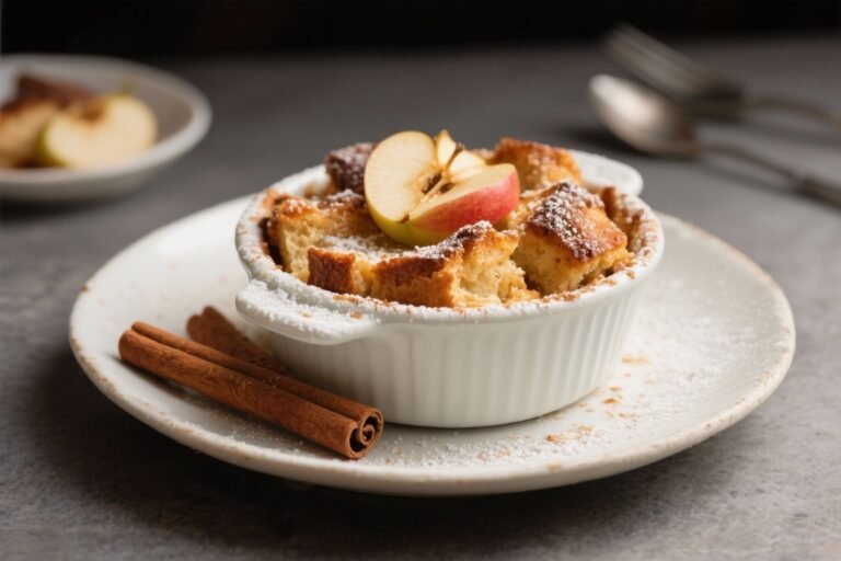 Cinnamon Apple Bread Pudding – Cozy, Comforting, and Easy