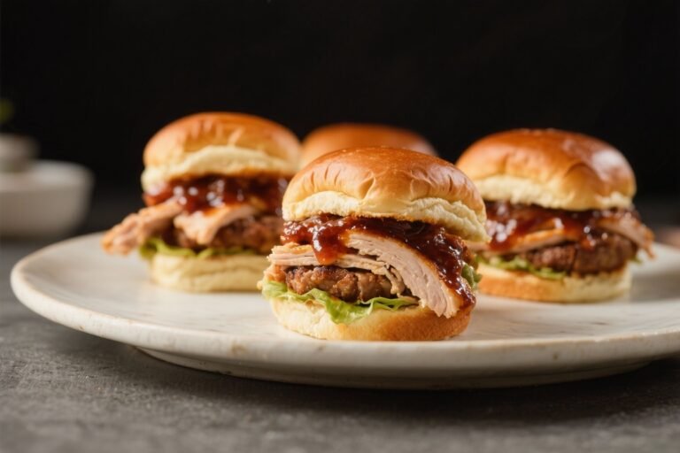 Smoky BBQ Turkey Sliders – Juicy, Easy, Crowd-Pleasing