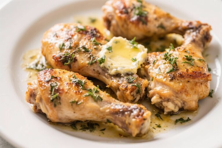 Herb Butter Roasted Keto Chicken Thighs – Crispy, Juicy, and Low-Carb