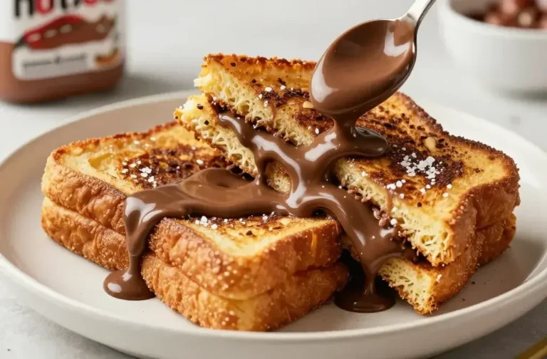 How to Make Nutella Stuffed French Toast