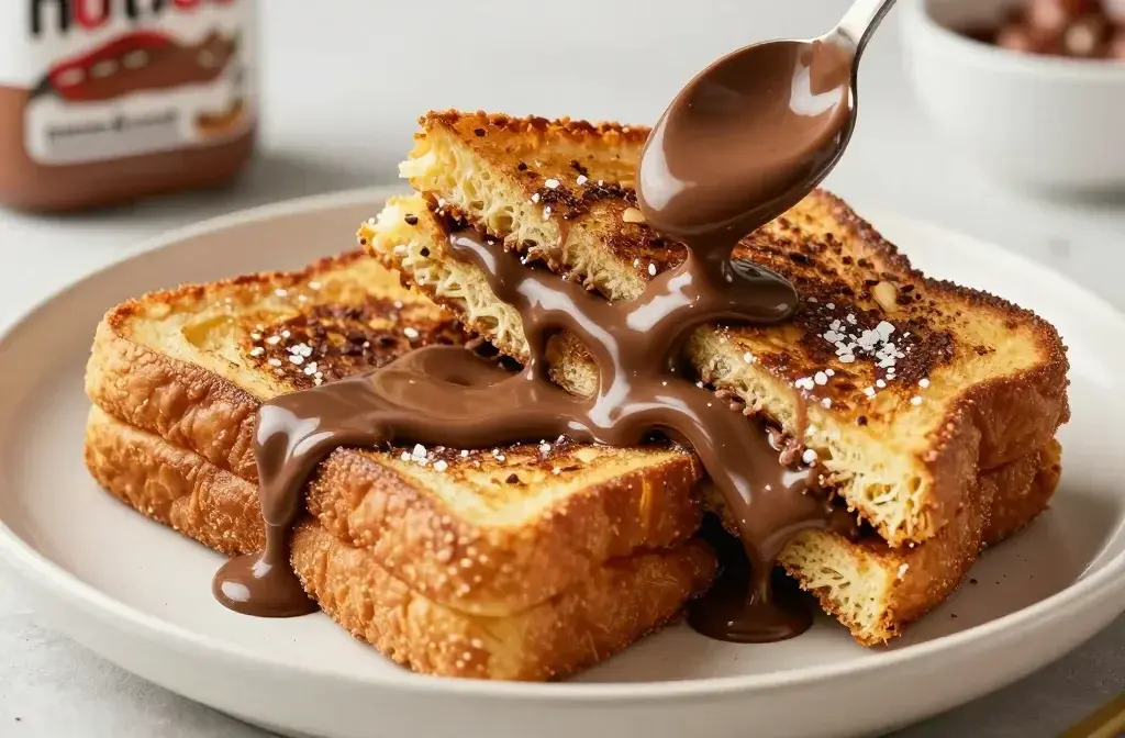 How to Make Nutella Stuffed French Toast