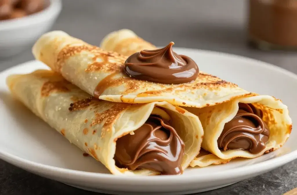 How to Make Crispy Nutella Filled Crepes