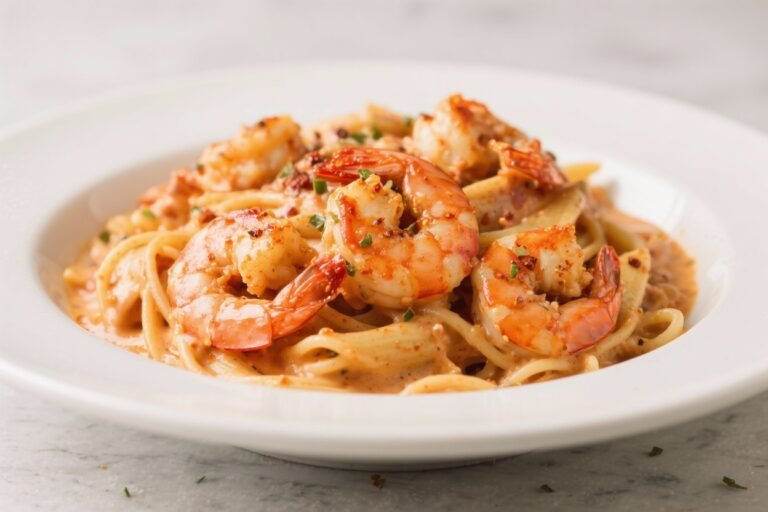 Creamy Cajun Shrimp Pasta With a Spicy Kick – Comfort Food With Bold Flavor