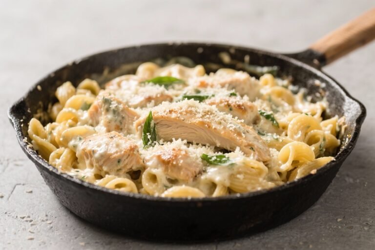 Creamy Garlic Parmesan Chicken Pasta (One-Pan Comfort Food) – Easy Weeknight Favorite