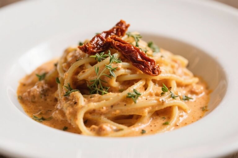 Creamy Sun-Dried Tomato Pasta With Italian Herbs – Weeknight Comfort With Big Flavor