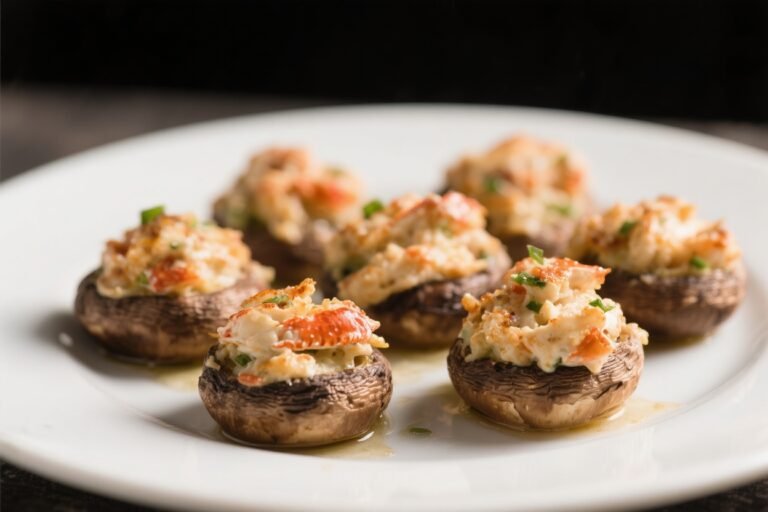Keto Crab-Stuffed Mushrooms – A Savory, Low-Carb Appetizer
