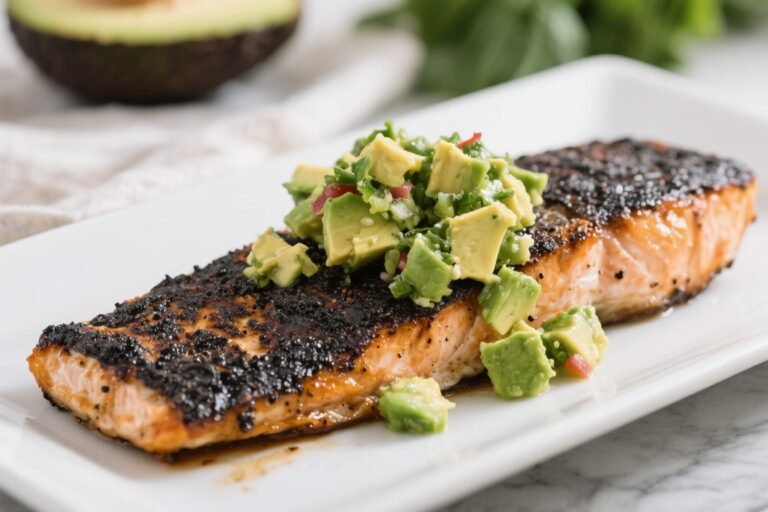 Keto Blackened Fish With Avocado Salsa – Fast, Flavorful, and Low-Carb